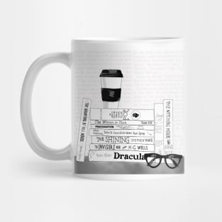 Horror Gothic Book Art Mug